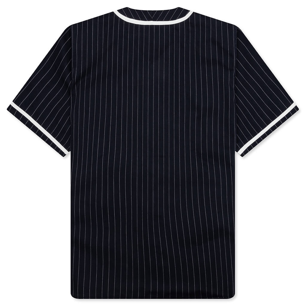 A BATHING APE BASEBALL SHIRT - NAVY - 2