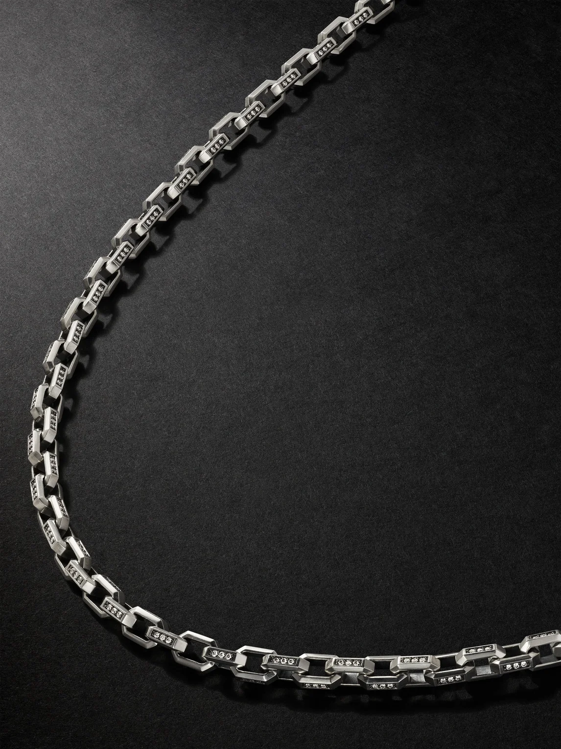Streamline® Sterling Silver Diamond Chain Necklace - 1
