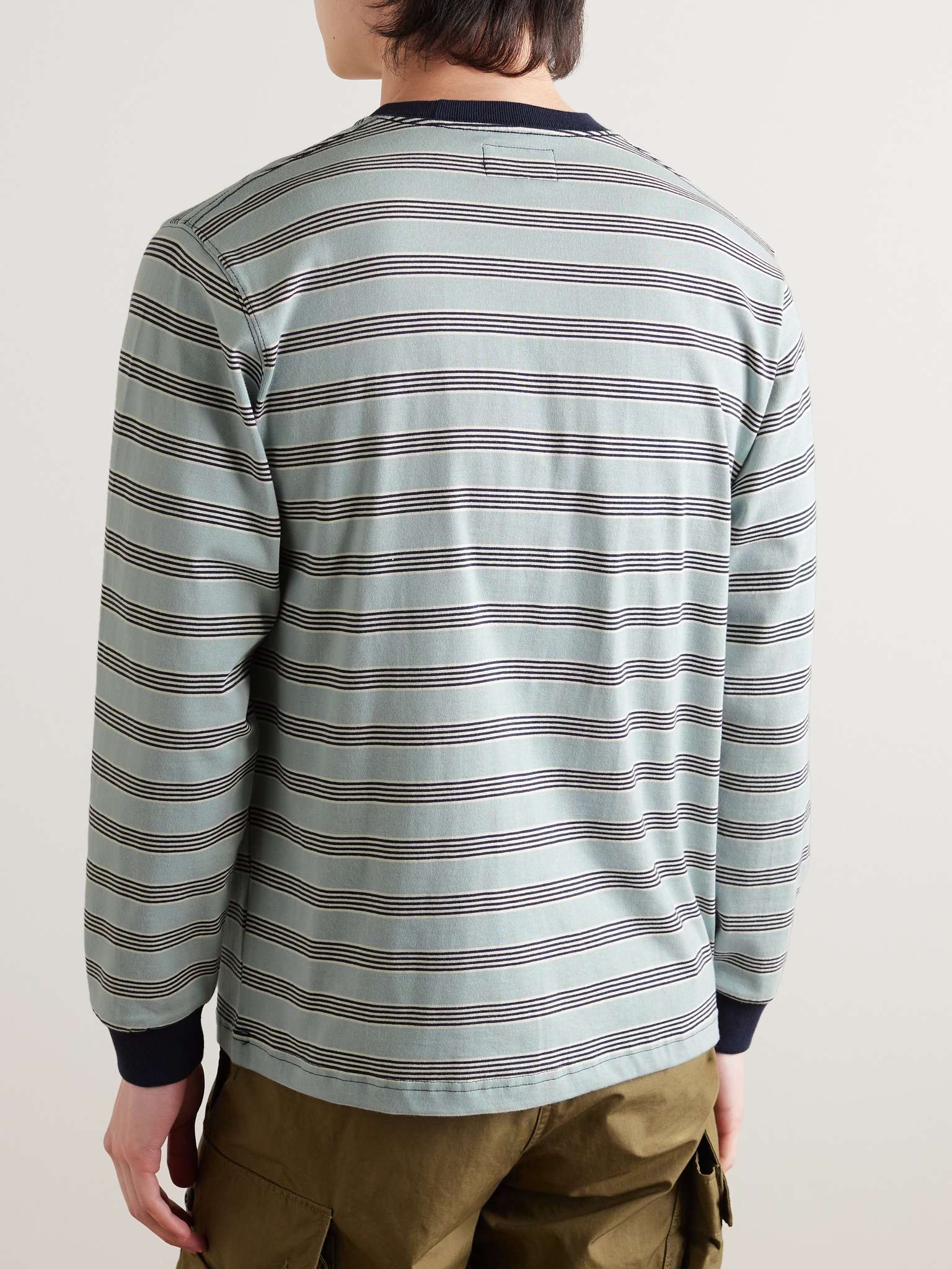 Striped Cotton-Jersey T-Shirt - 3