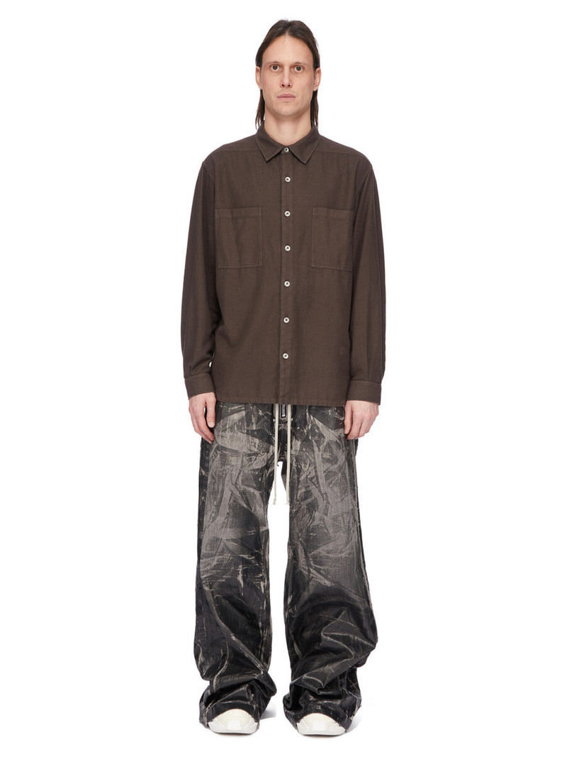 Rick Owens DRKSHDW button-fastening pocket shirt outlook
