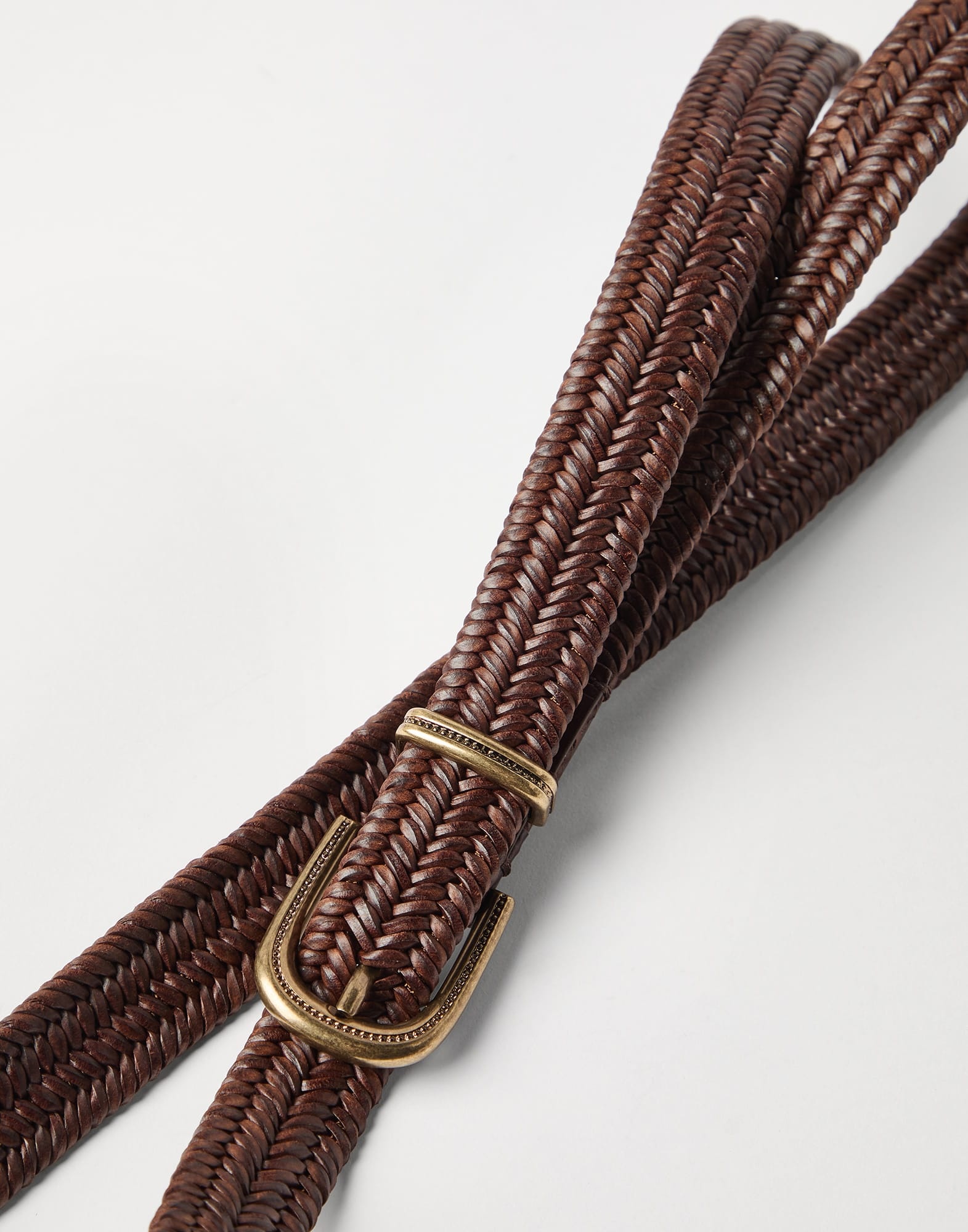Stretch braided leather belt - 2