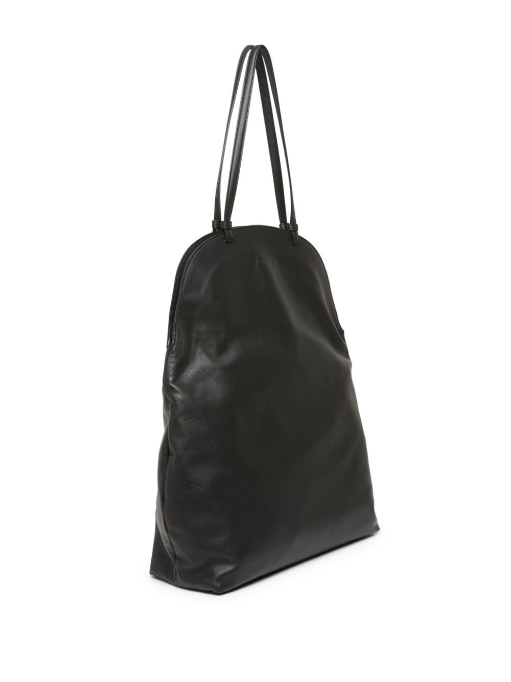 crushed leather shoulder bag - 2