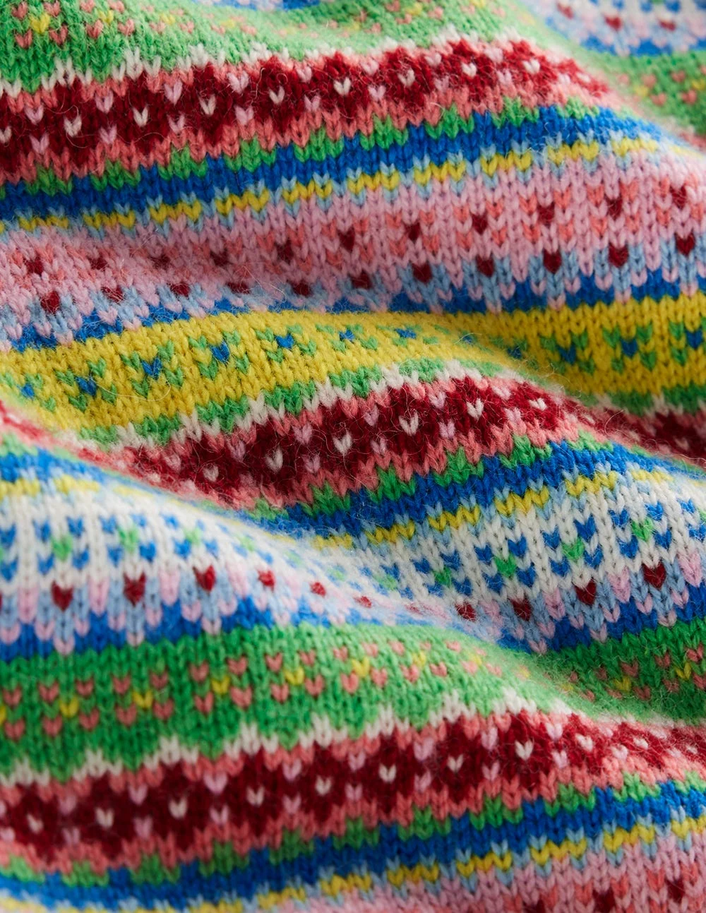 Edie Fair Isle Sweater-Multi, Heritage Geo - 1