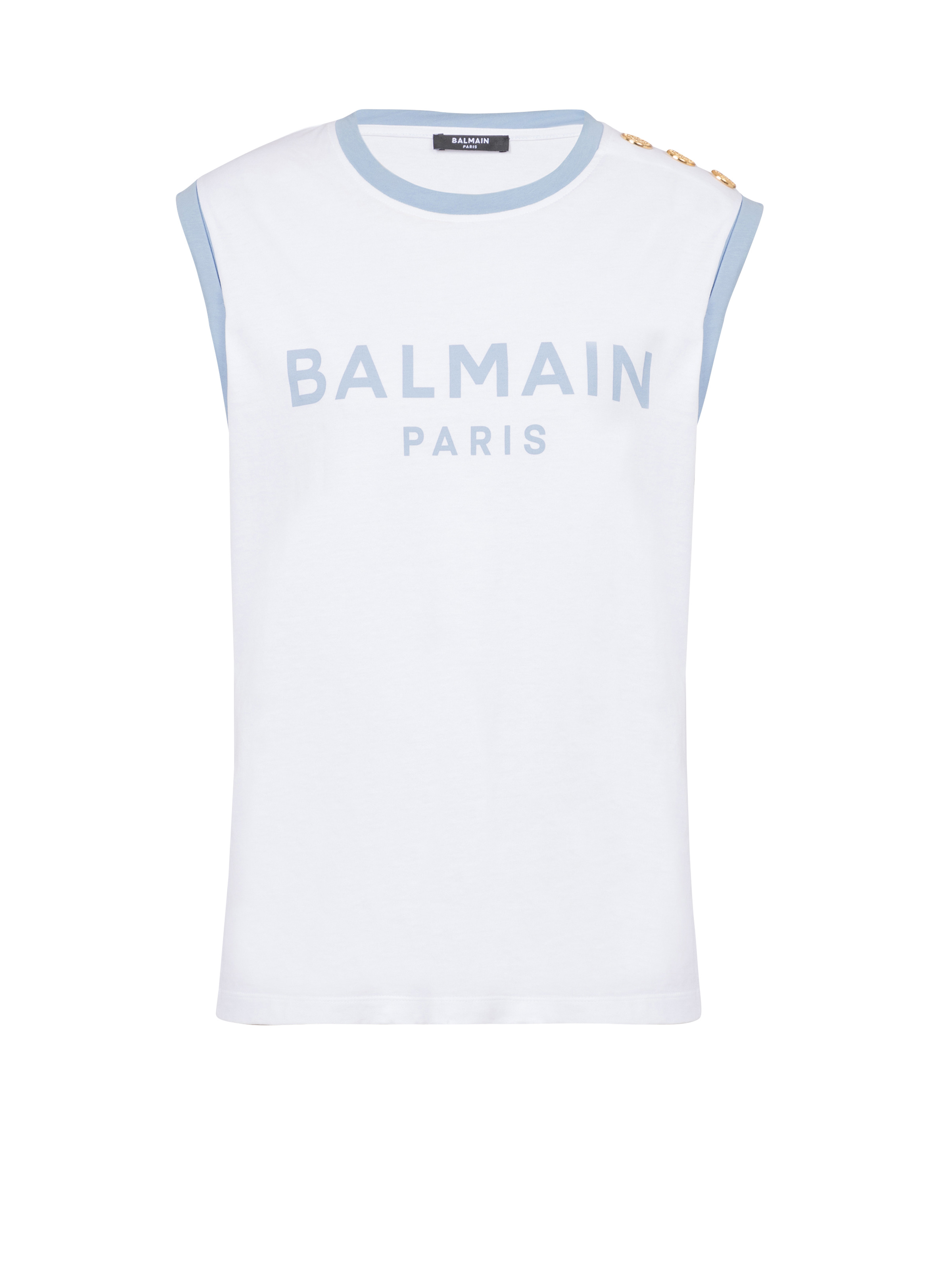 Balmain Paris 3-button tank top - 1