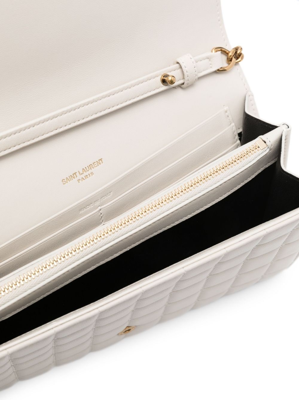 Cassandre matelassé leather clutch - 5