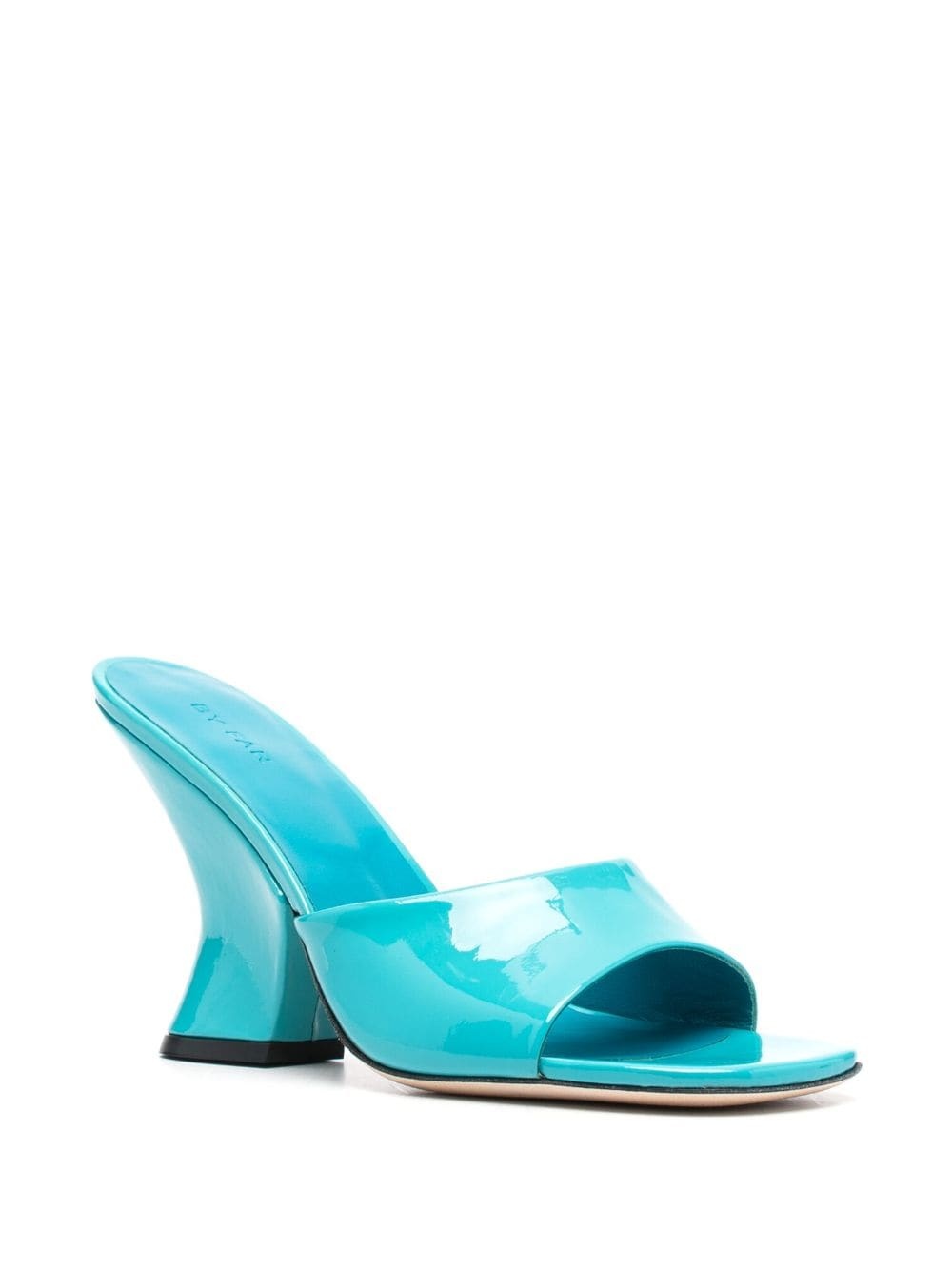 Tais 85mm patent-leather mules - 2
