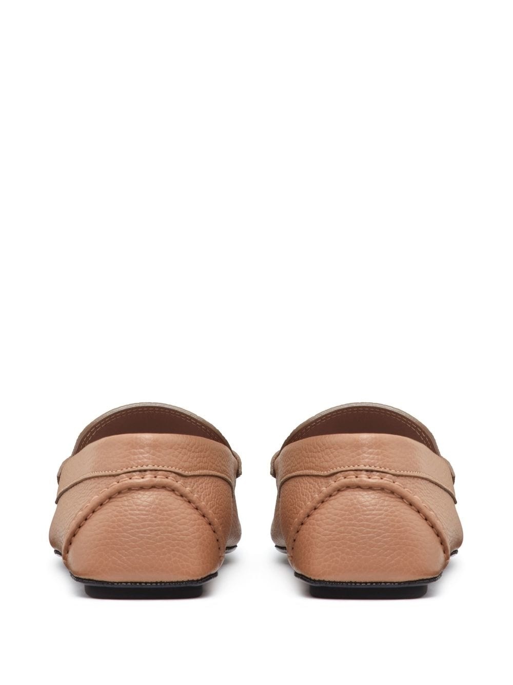 VLogo Signature leather driving shoes - 3