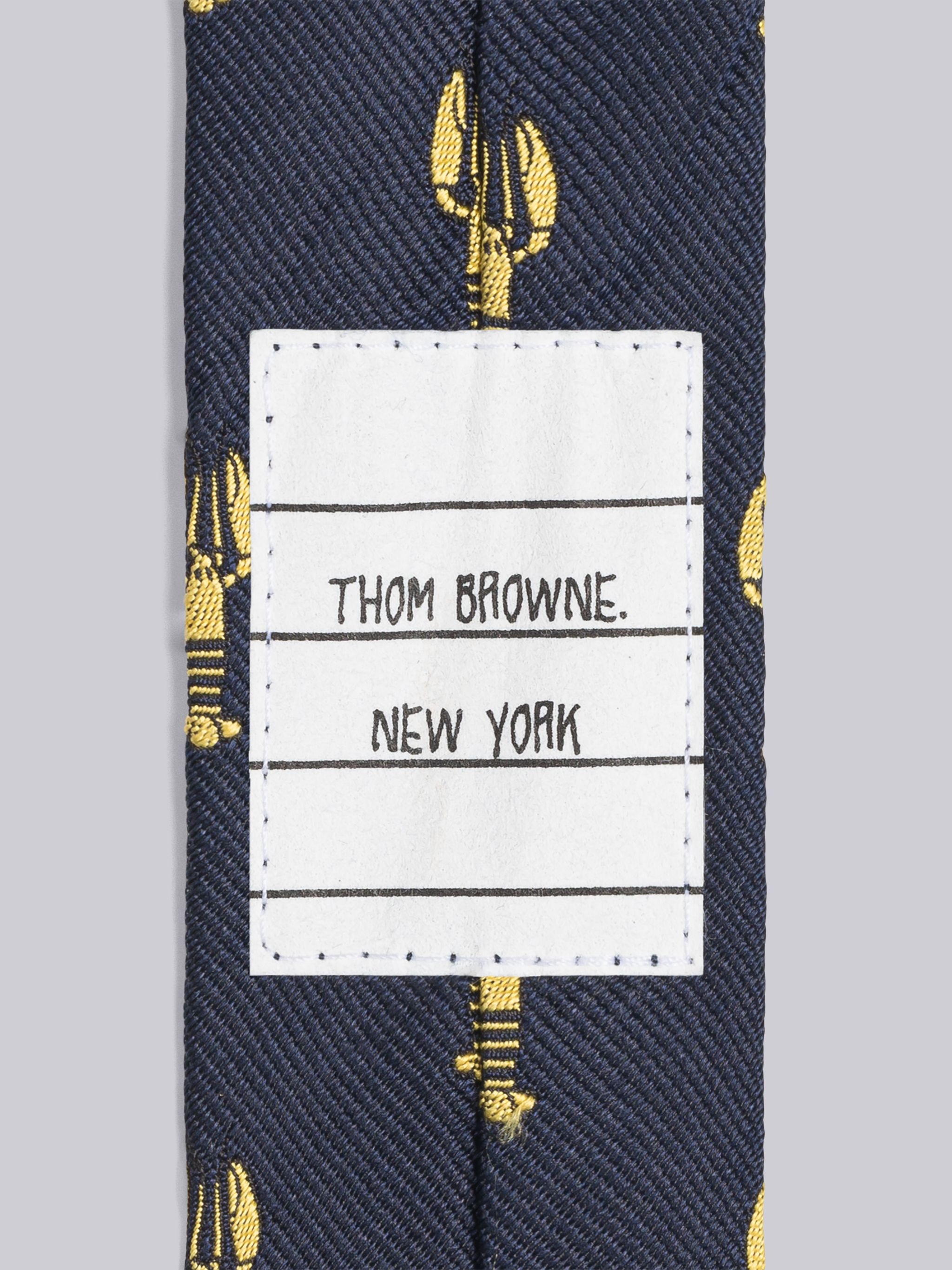 Lobster Jacquard Stripe Classic Tie - 2