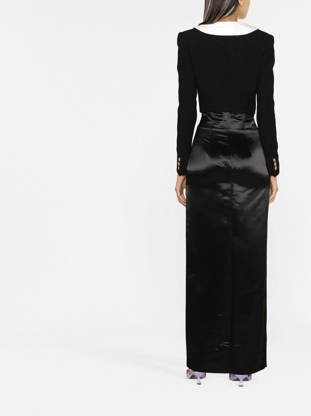 ruffle-collar jacket - 4