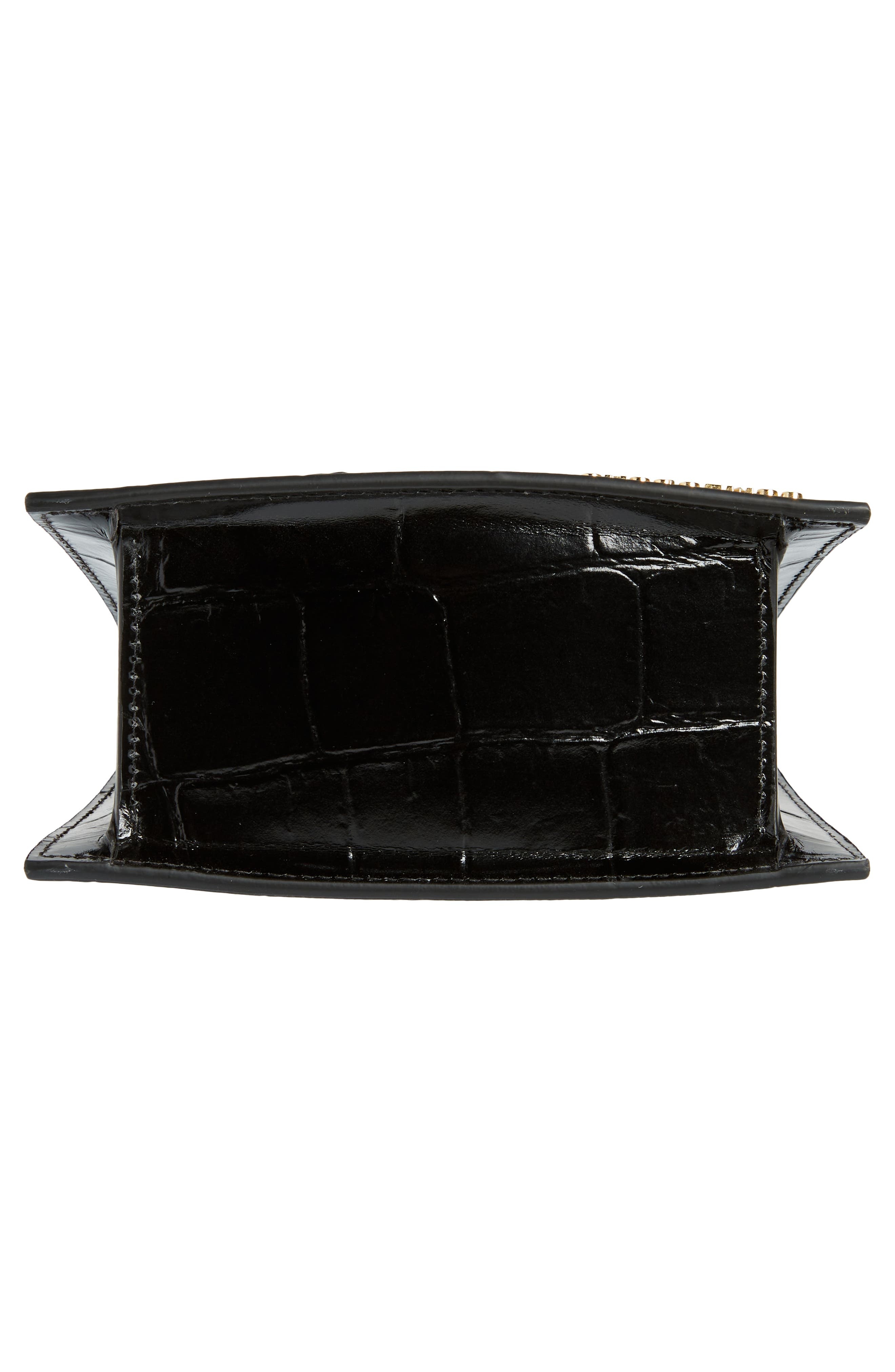 Le Chiquito Croc-Embossed Leather Crossbody Bag - 7