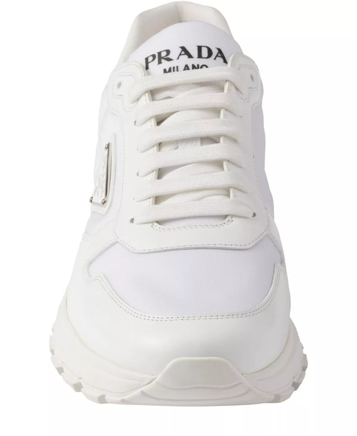 Men's Prax 01 Re-Nylon and Brushed Leather Sneakers - 5