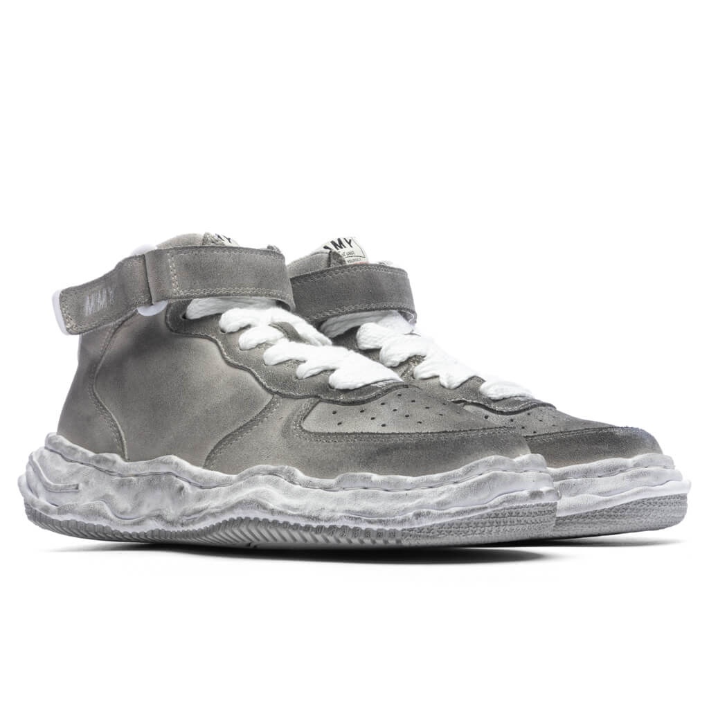WAYNE BRUSHED SUEDE HIGH - WHITE - 2