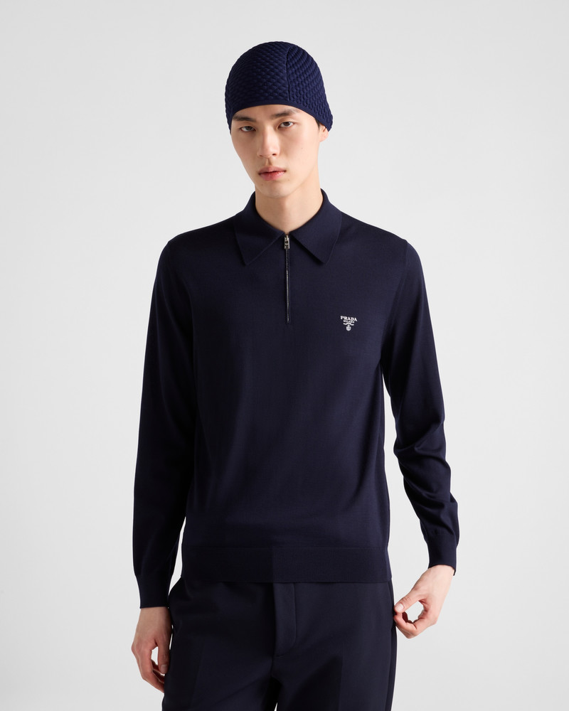 Superfine wool polo shirt 4