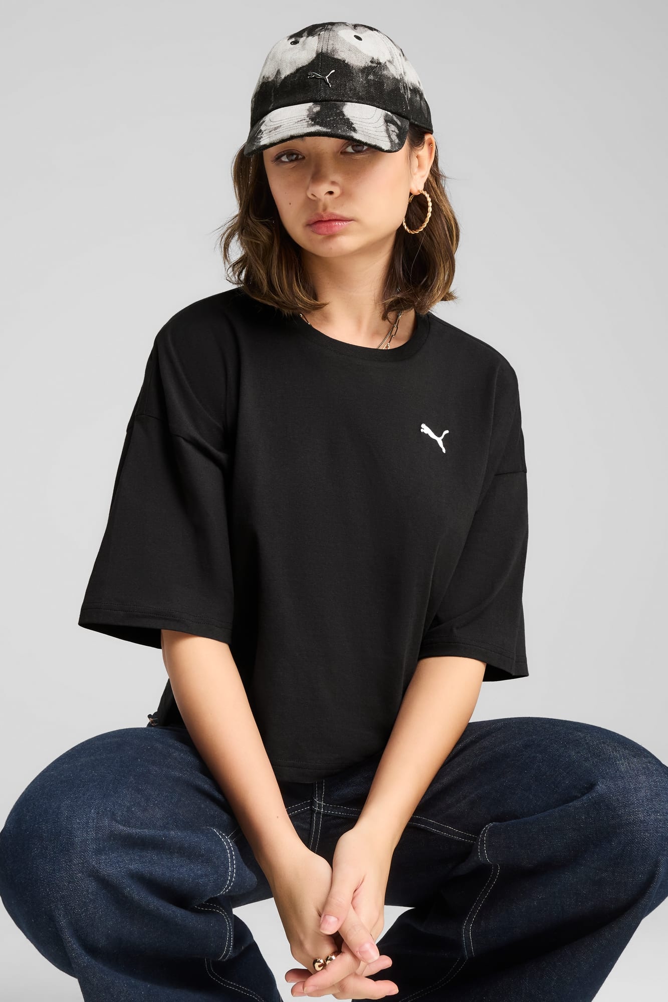 Wardrobe Essentials Women's Oversized Short Tee - 3