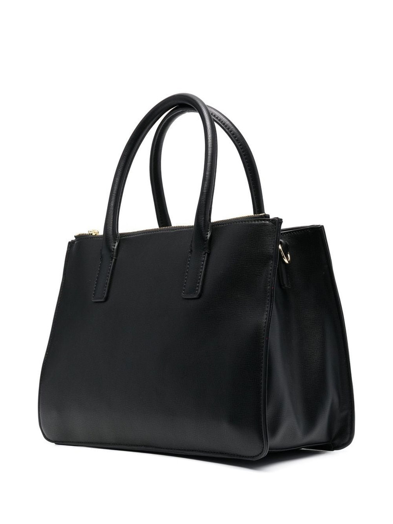 logo-charm tote bag 3