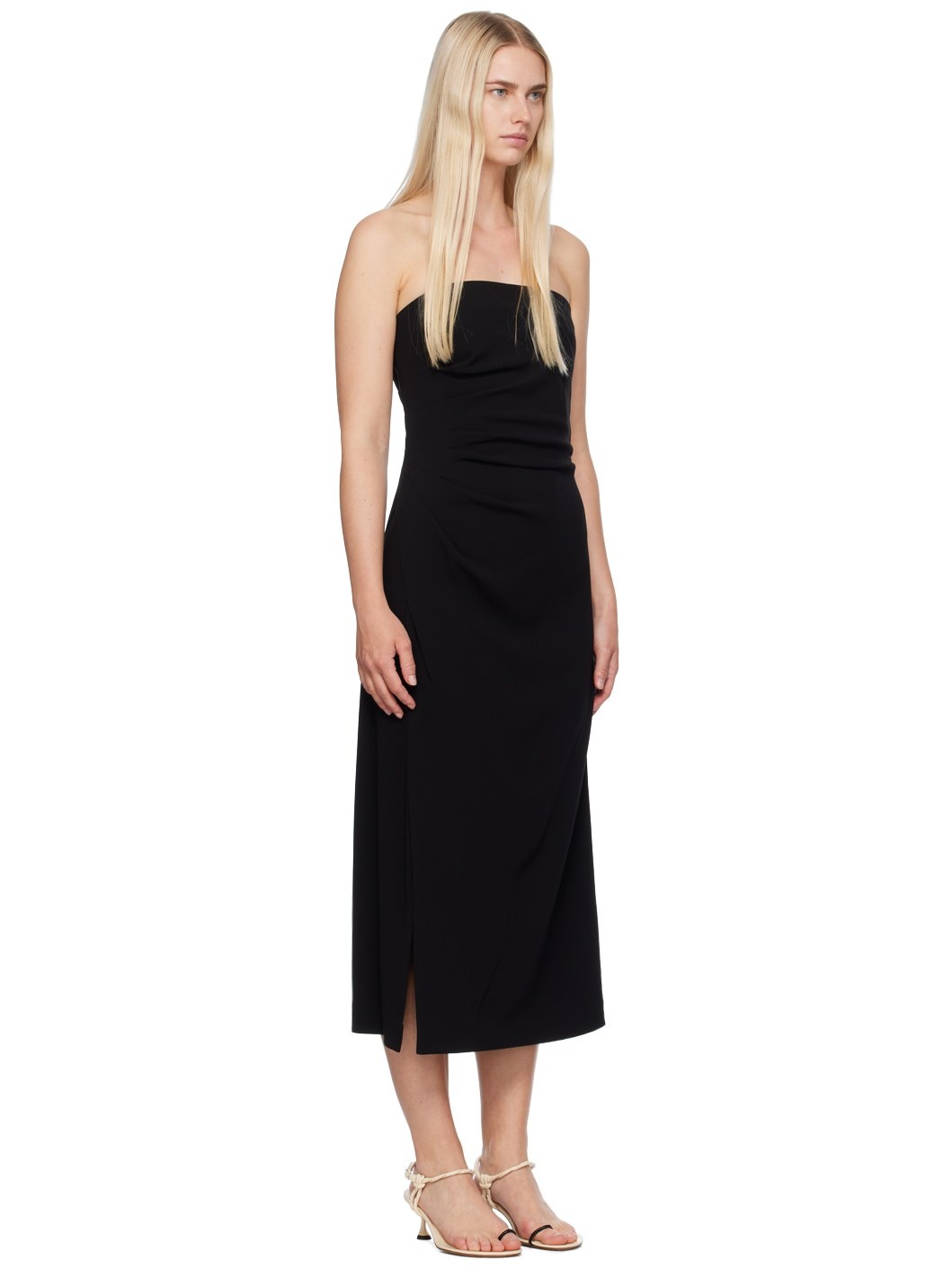 Black Shira Midi Dress - 2