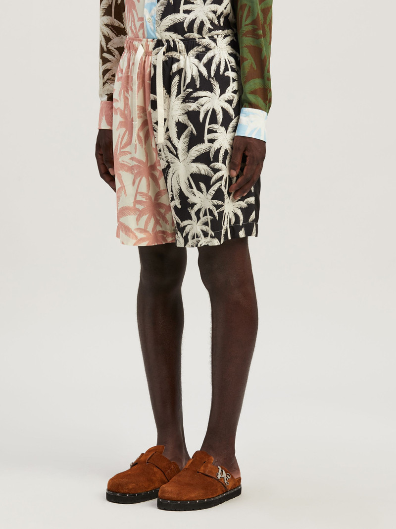 Patchwork Palms Shorts 4