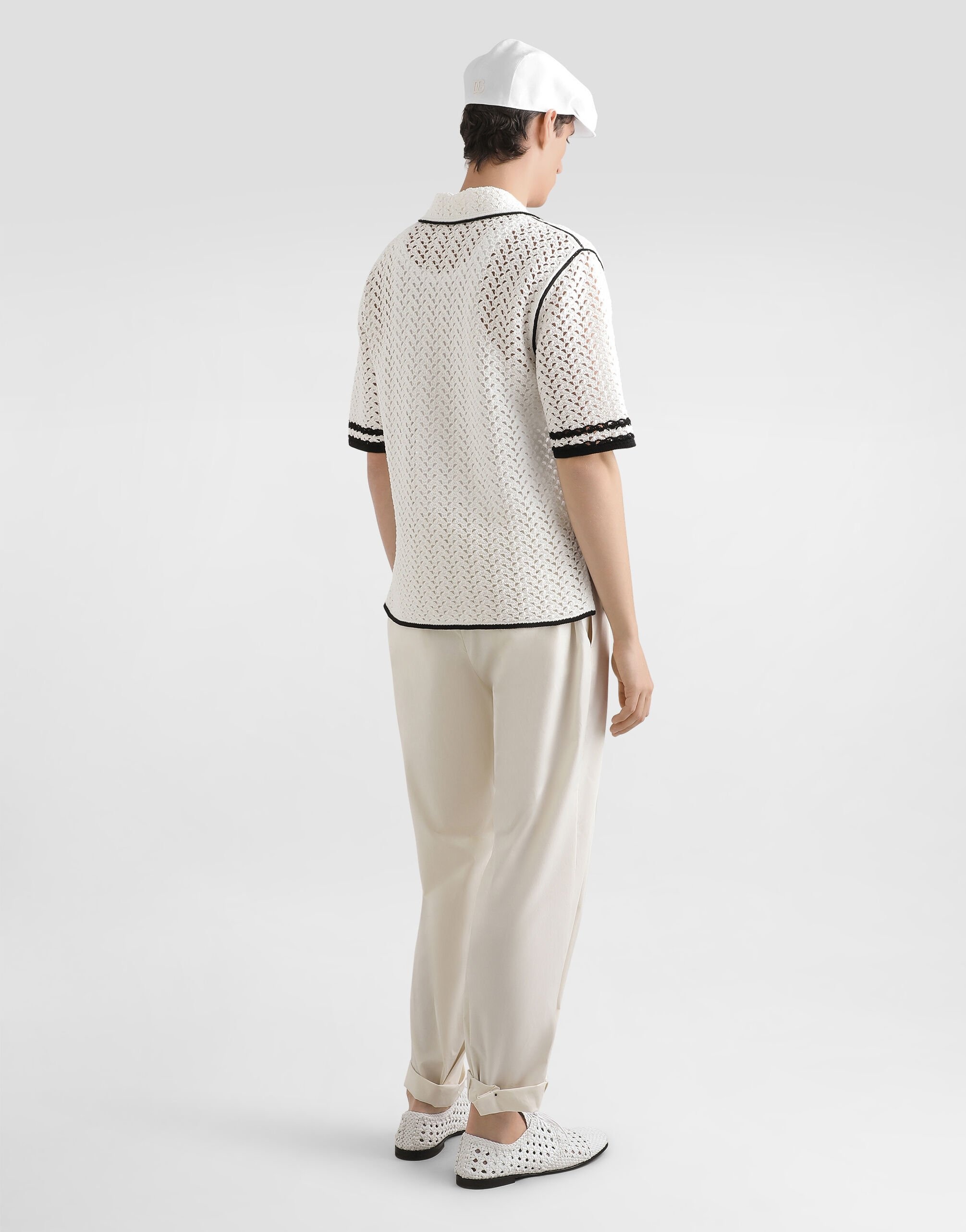 Camicia crochet effetto uncinetto - 3