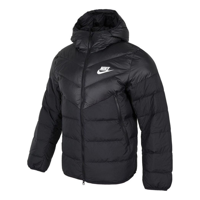 Nike hooded puffer jacket 'Black' DV0754-010 - 1