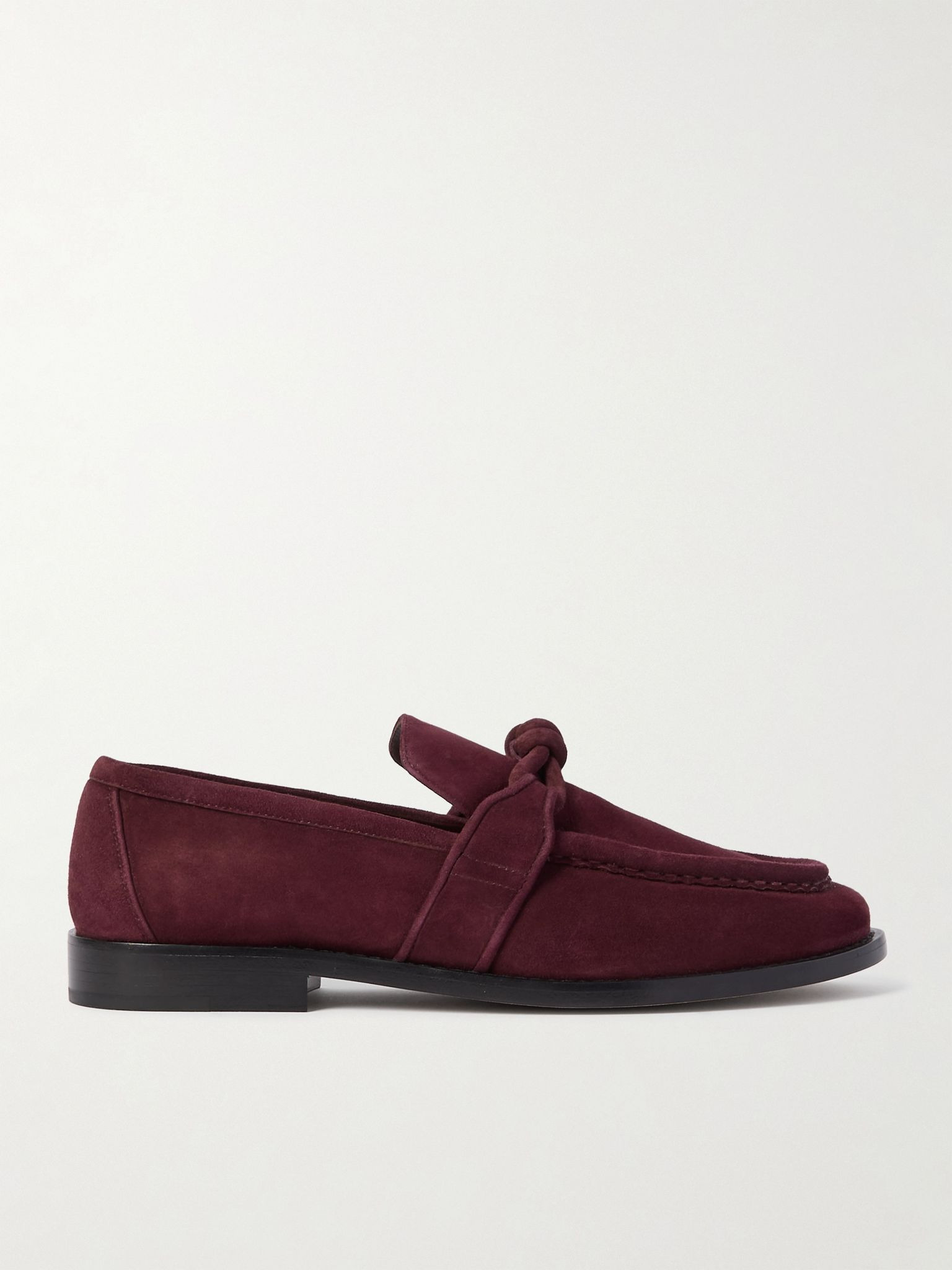 Astaire suede loafers Burgundy - 1