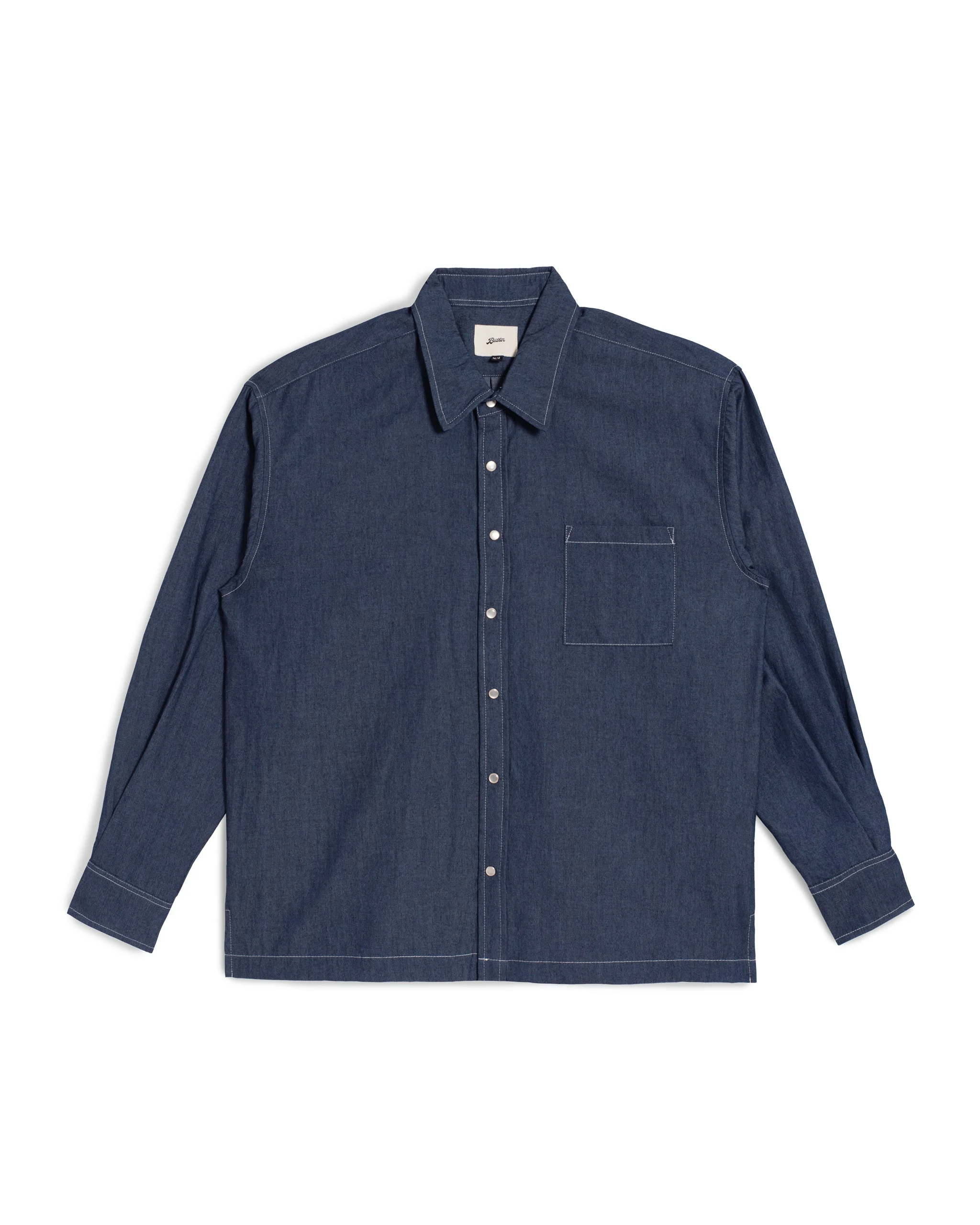 Rinsed Denim Leisure Shirt - 1