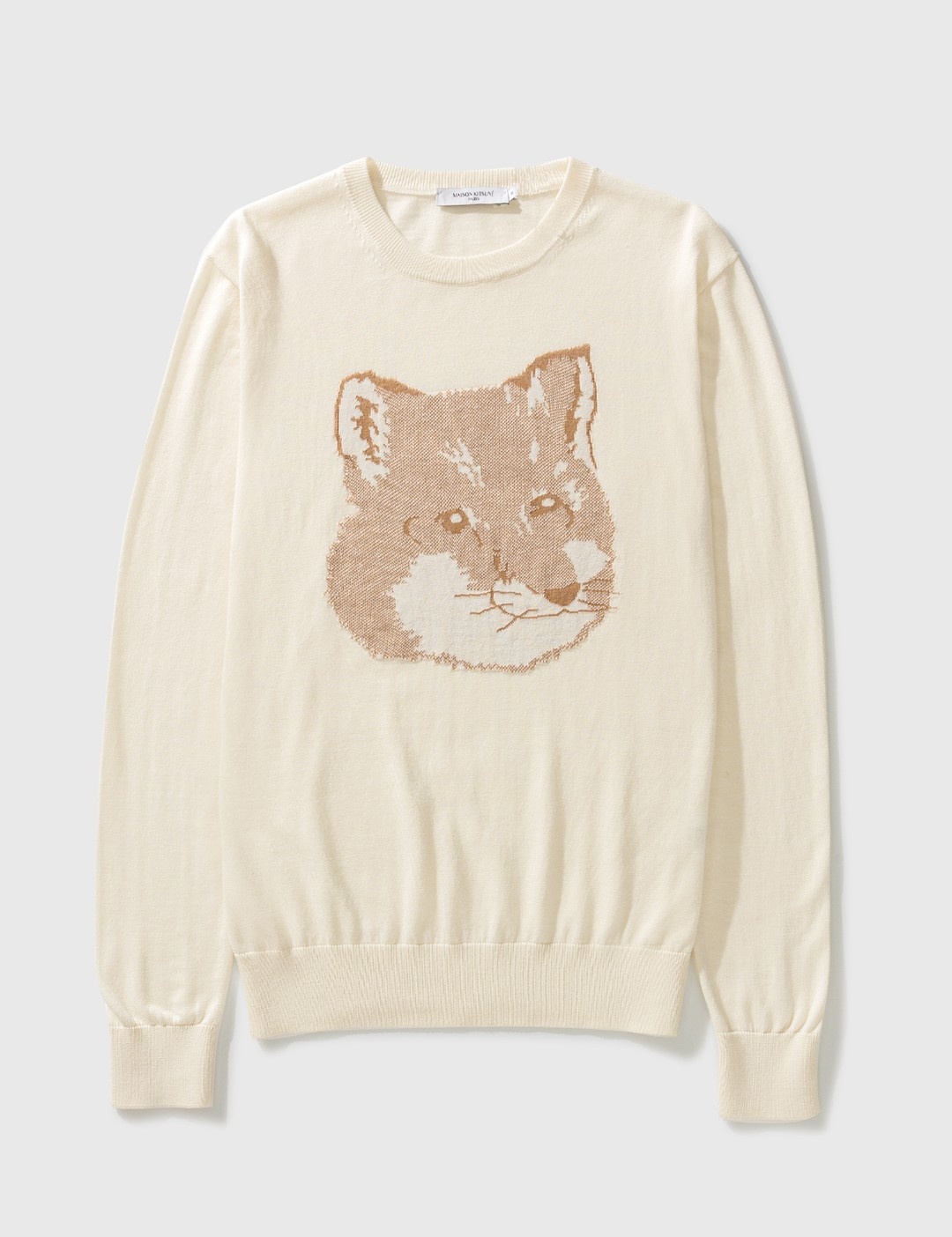 PIQUE FOX HEAD R-NECK PULLOVER - 1