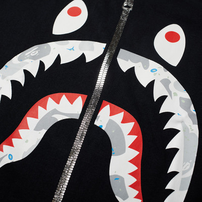 A BATHING APE® A Bathing Ape Space Camo Shark Tee outlook