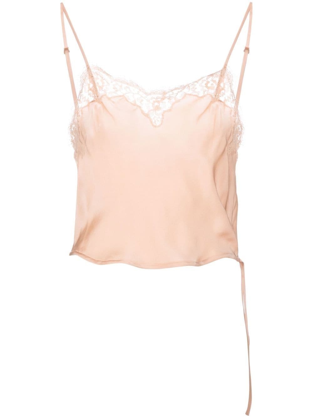 lace-trim camisole top - 1