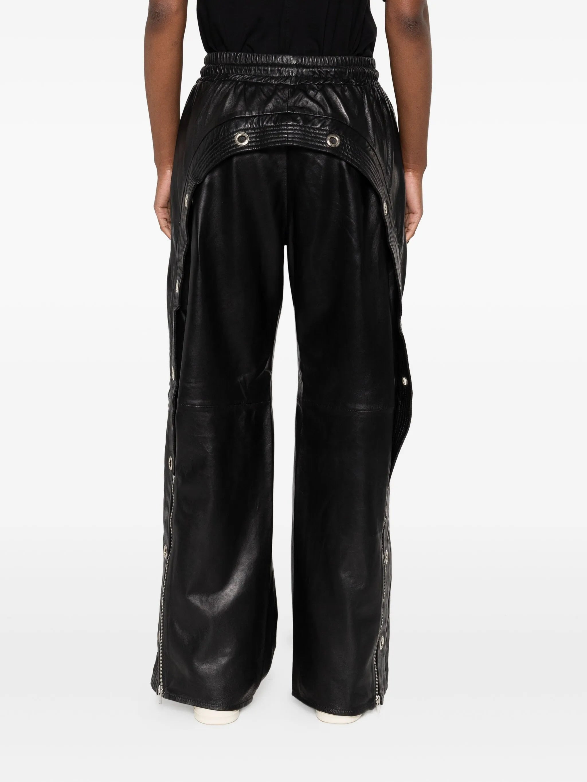 R13 Leather Side-zip Trousers - 4