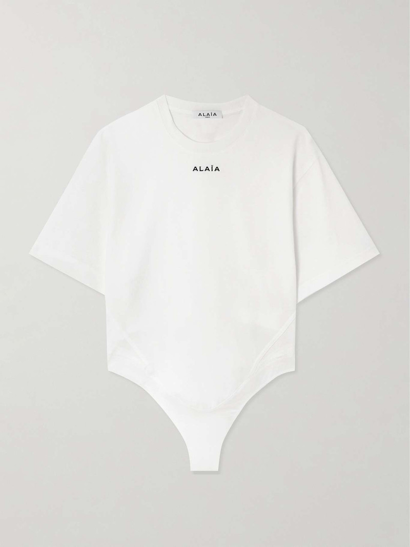 자 수 면 jersey bodysuit - 1