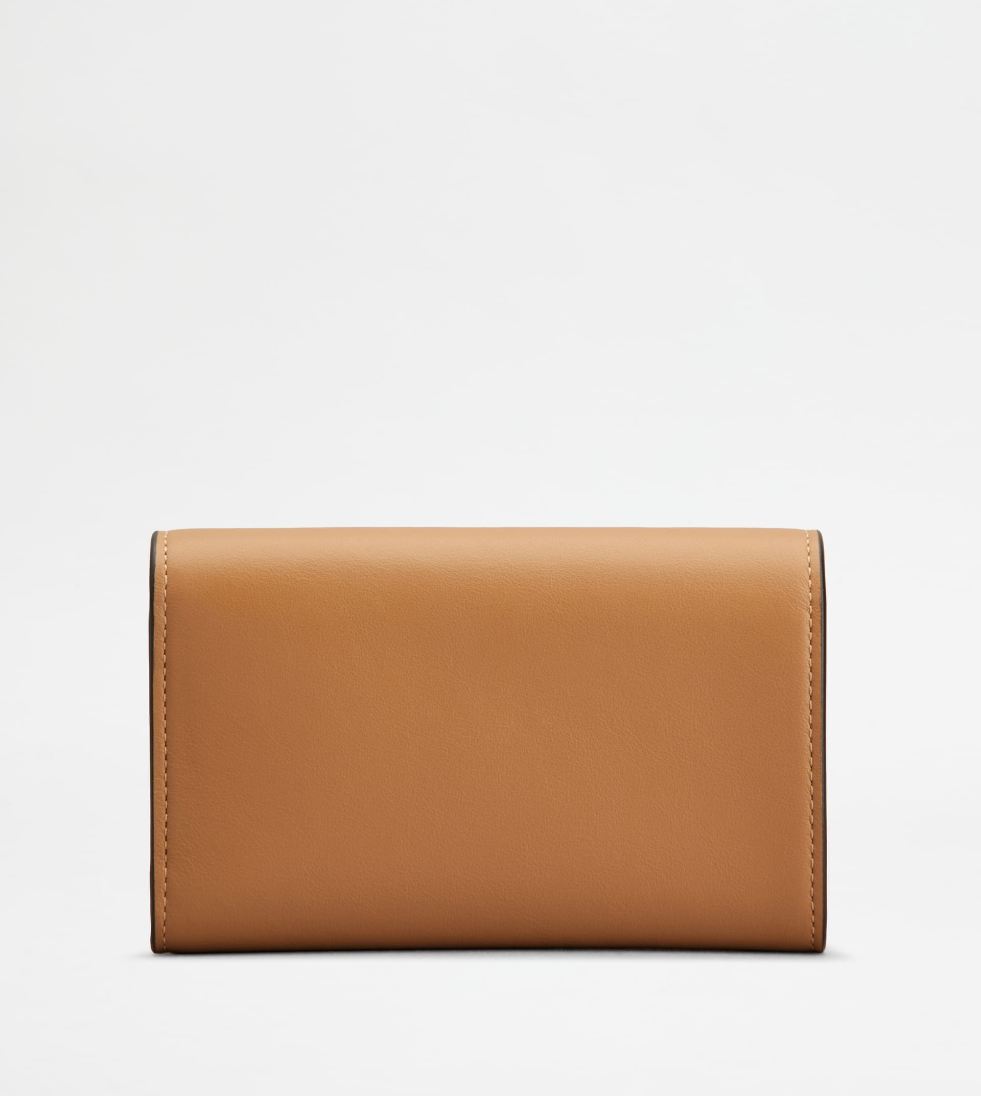 WALLET IN LEATHER - BEIGE - 2