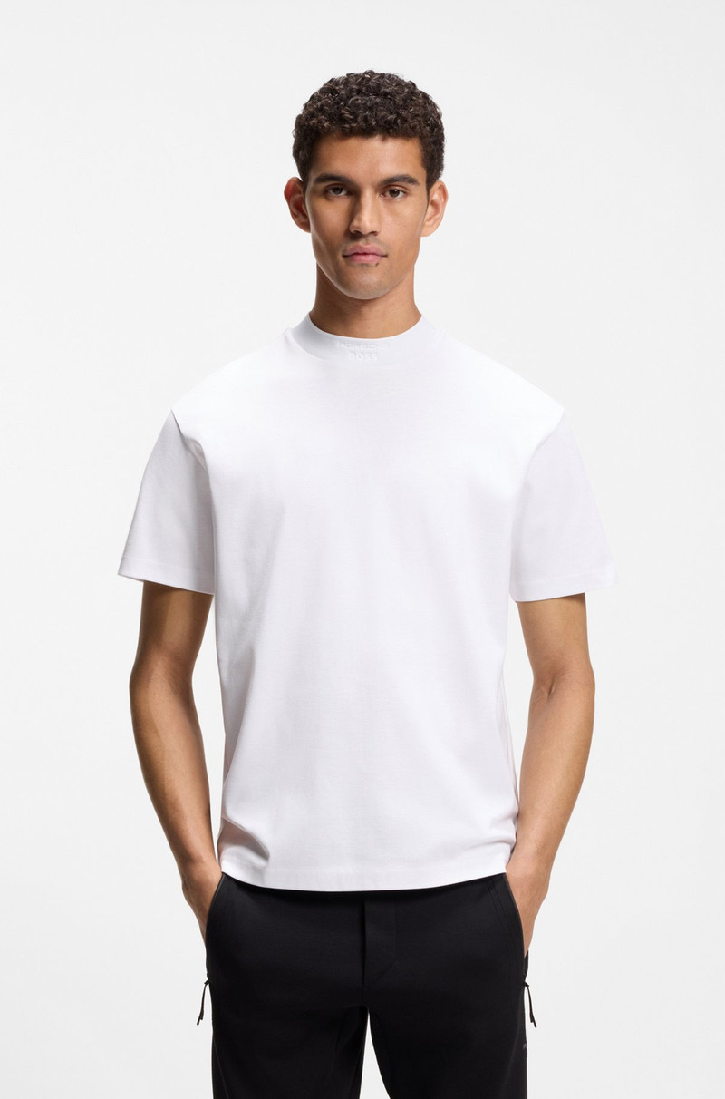 PORSCHE X BOSS RELAXED-FIT T-SHIRT WITH LOGO COLLAR 2