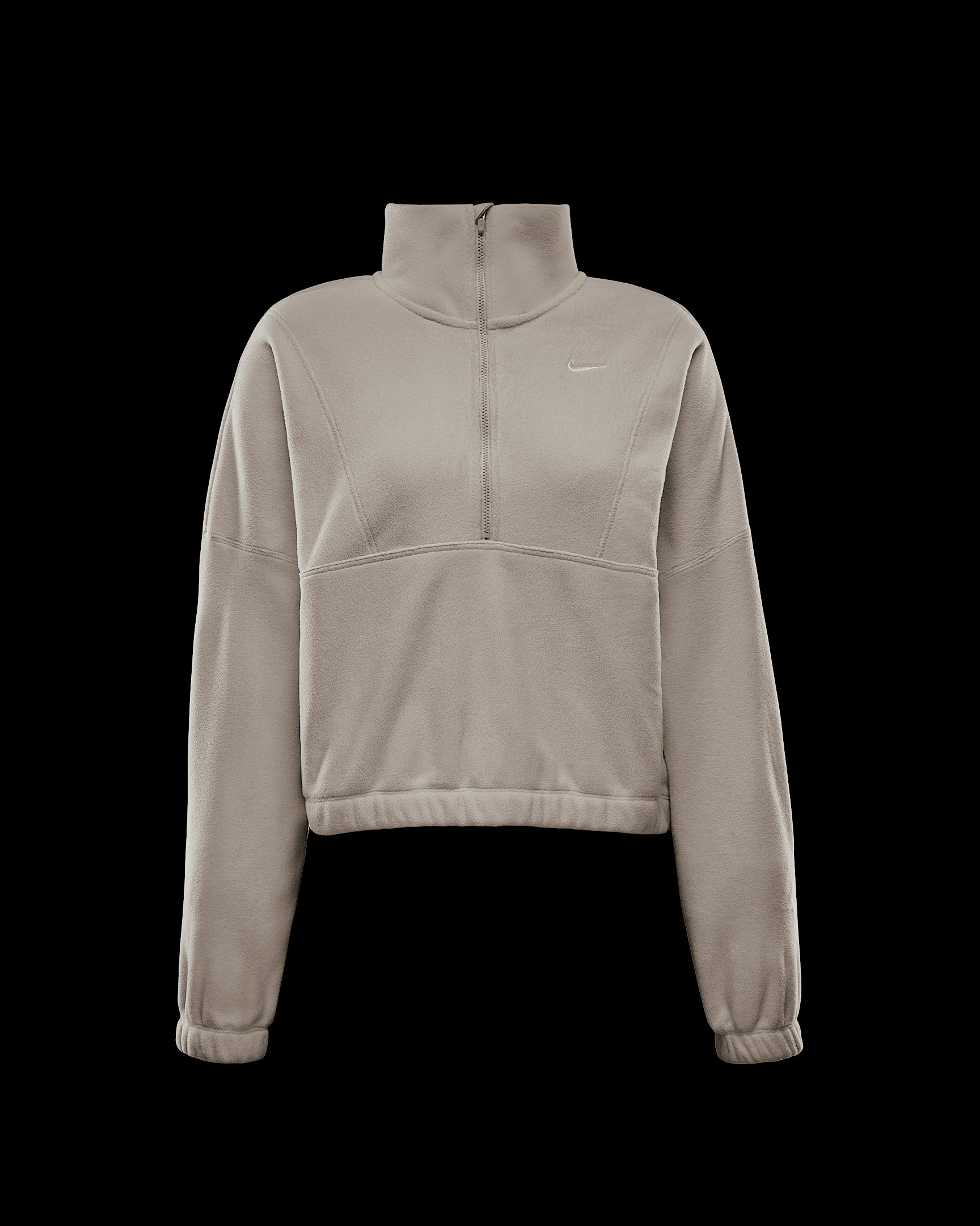 Nike One Women's Therma-FIT Oversized 1/2-Zip Fleece Top - 6