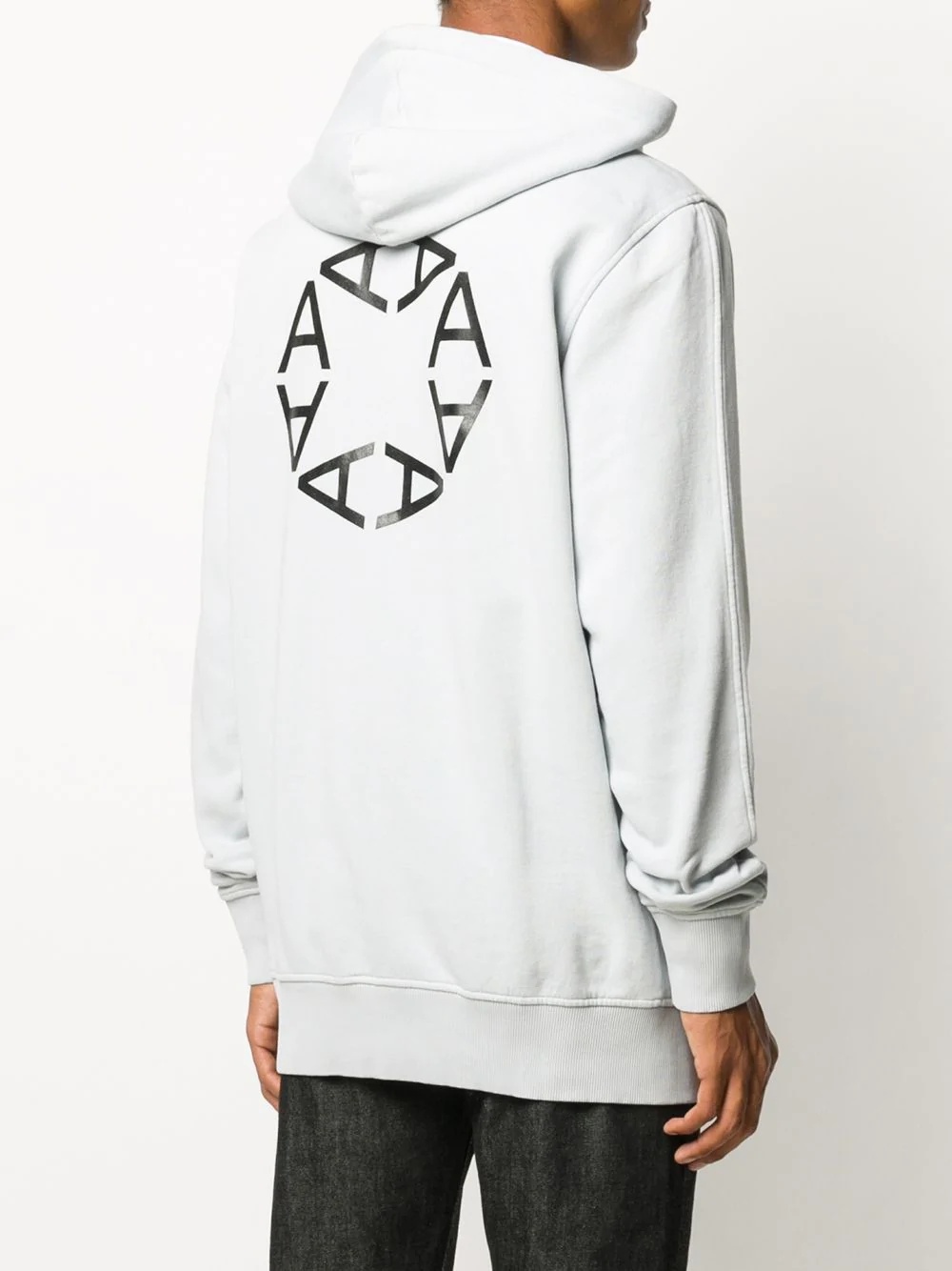 logo drawstring hoodie - 4