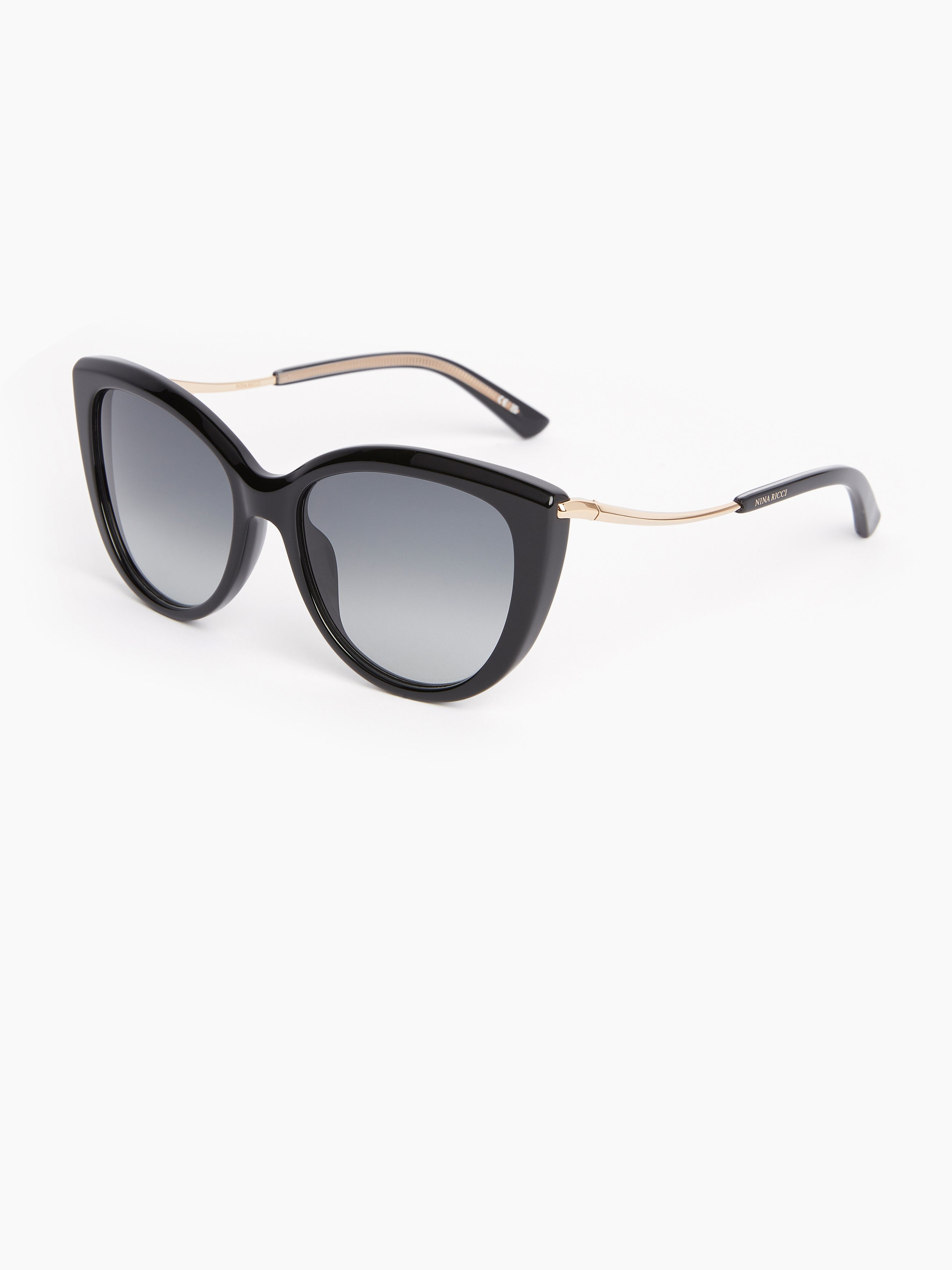 WAVES ROUND BLACK SUNGLASSES - 19