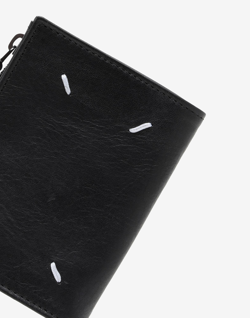 Leather zip wallet 4