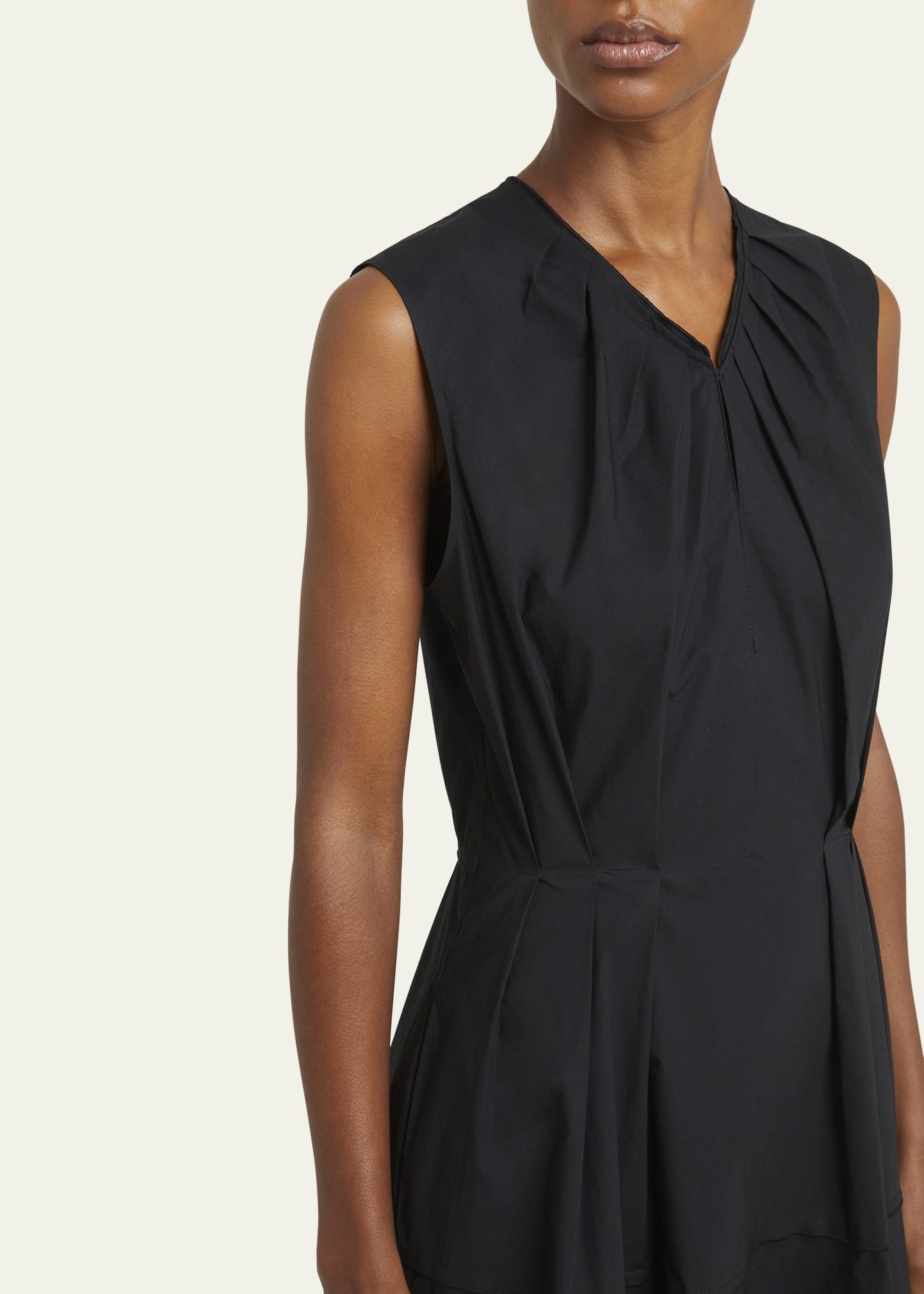 Kailey Stretch Poplin Maxi Dress - 5