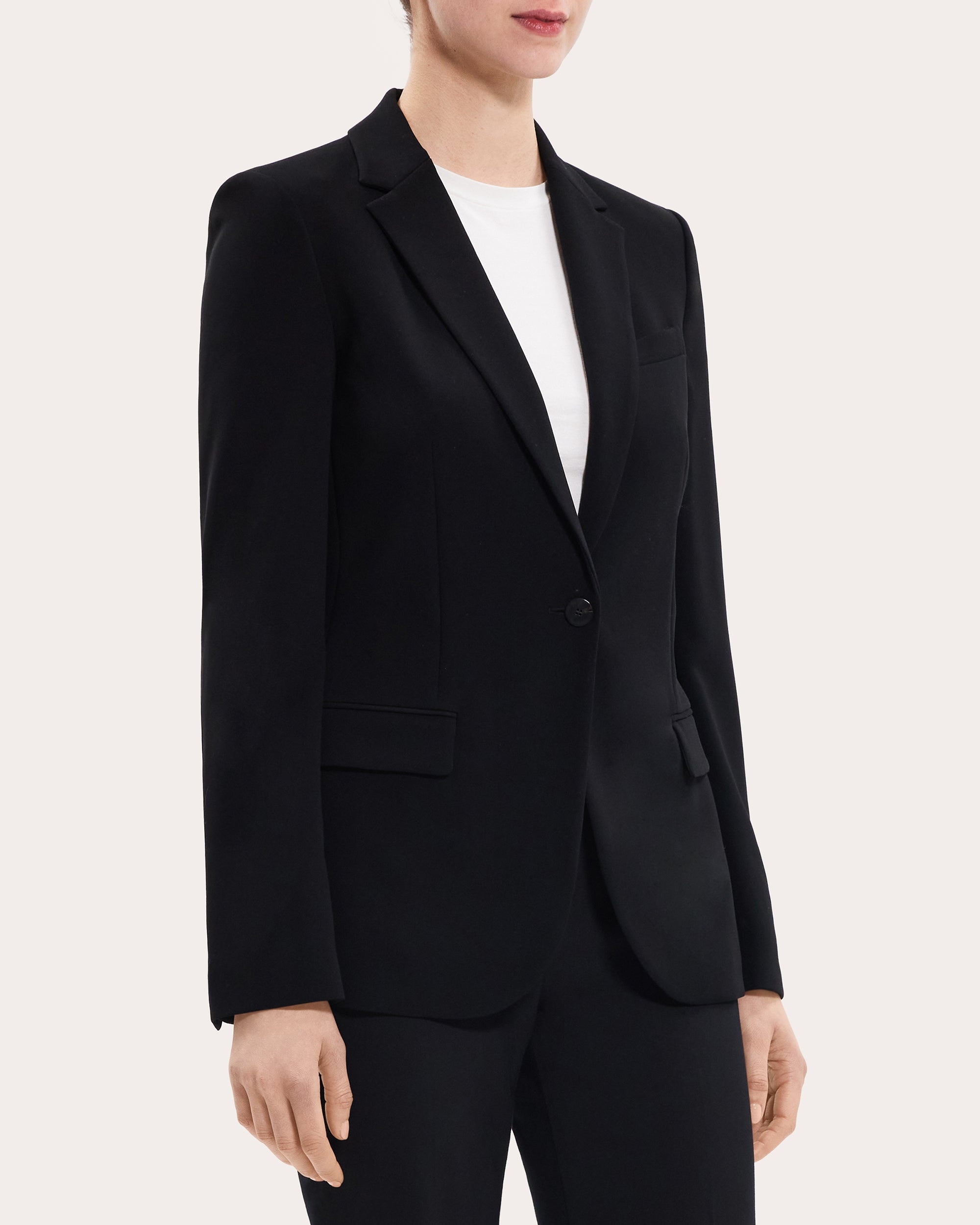 Classic Crepe Blazer - 3
