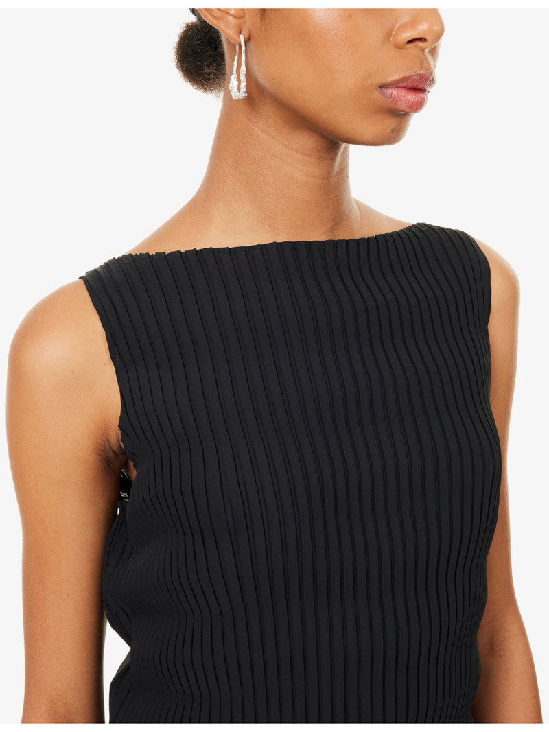 June Spring Pleats Knit Midi Dress 5