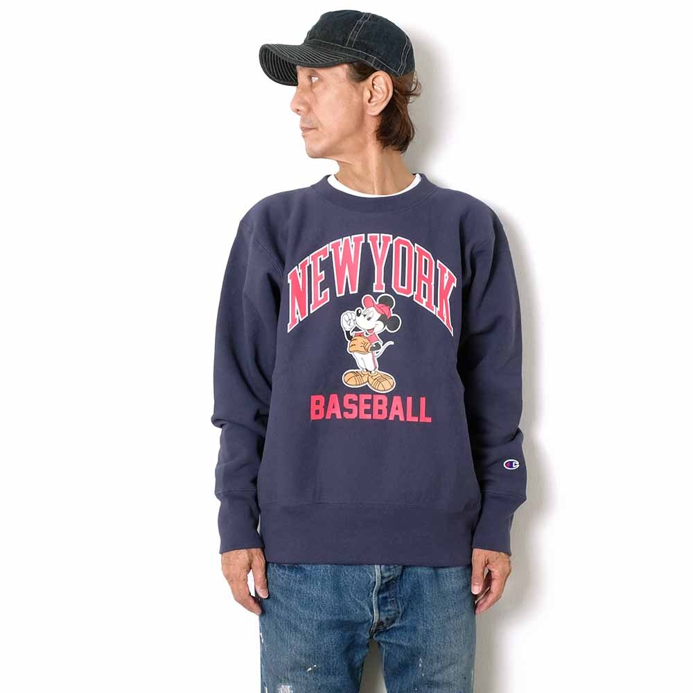 REVERSE WEAVE CREW NECK SWEATSHIRT - BASEBALL - C3-A031 - 8