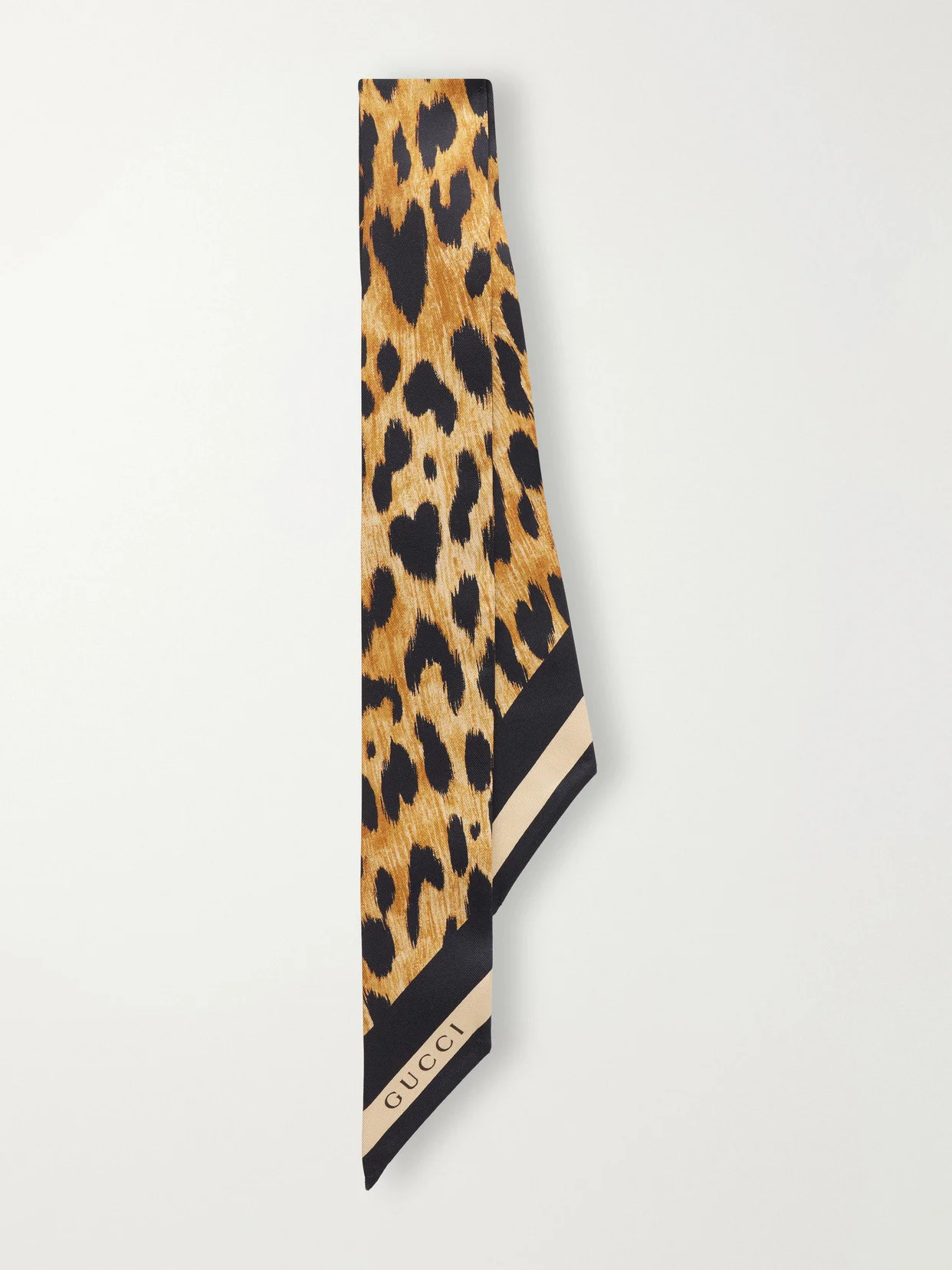 Heritage Animal-print Silk Twill Scarf - 1