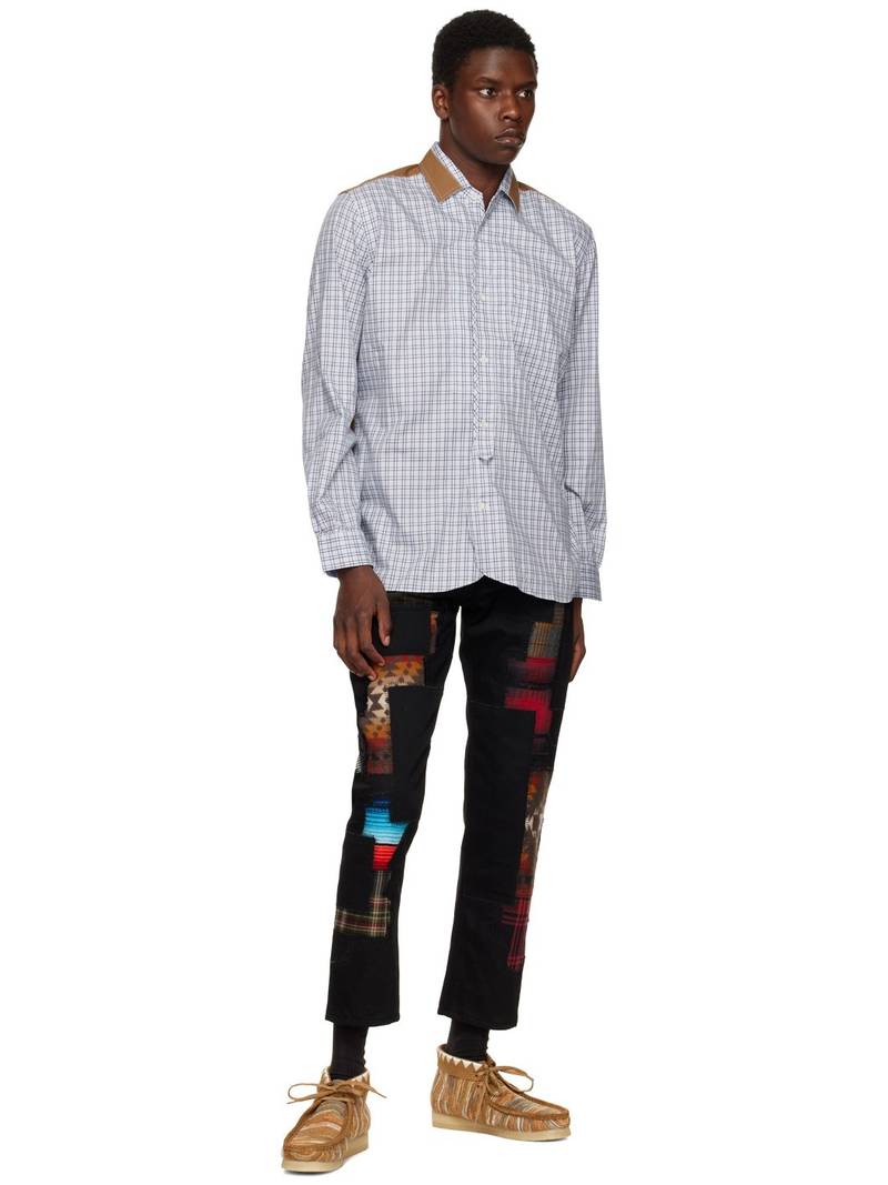 Junya Watanabe MAN Black Patchwork Jeans outlook