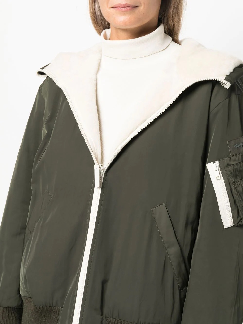 reversible hooded bomber jacket - 5