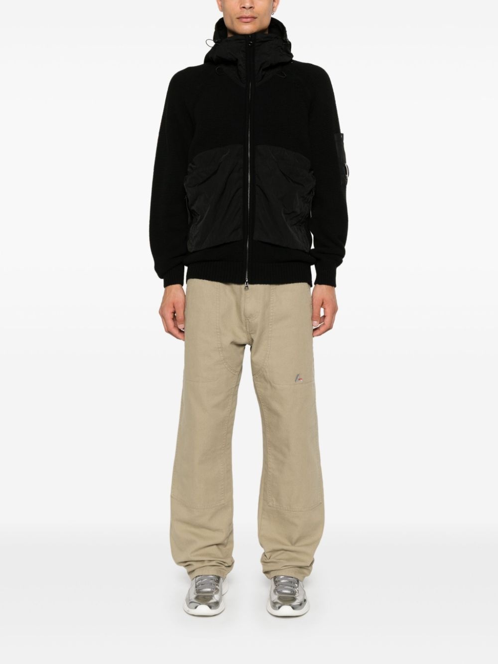 Lens-detail hooded jacket - 2