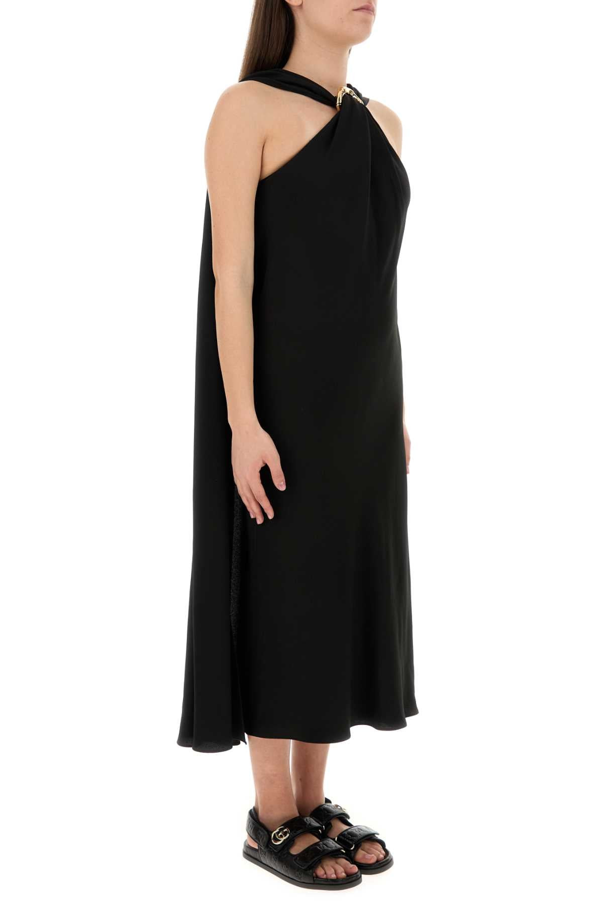 Gucci Women Black Crepe Dress - 3