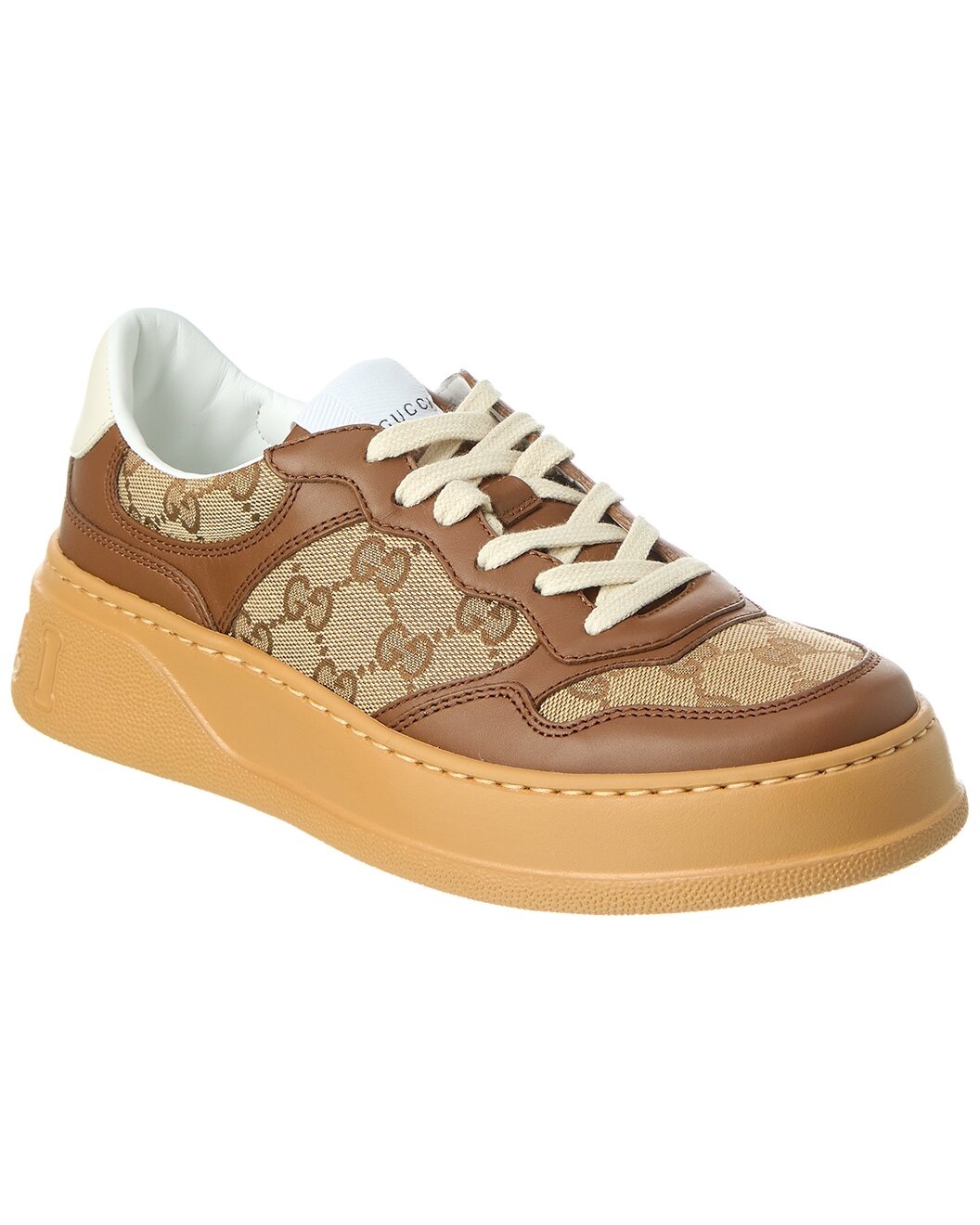 Gucci GG Canvas & Leather Sneaker - 1