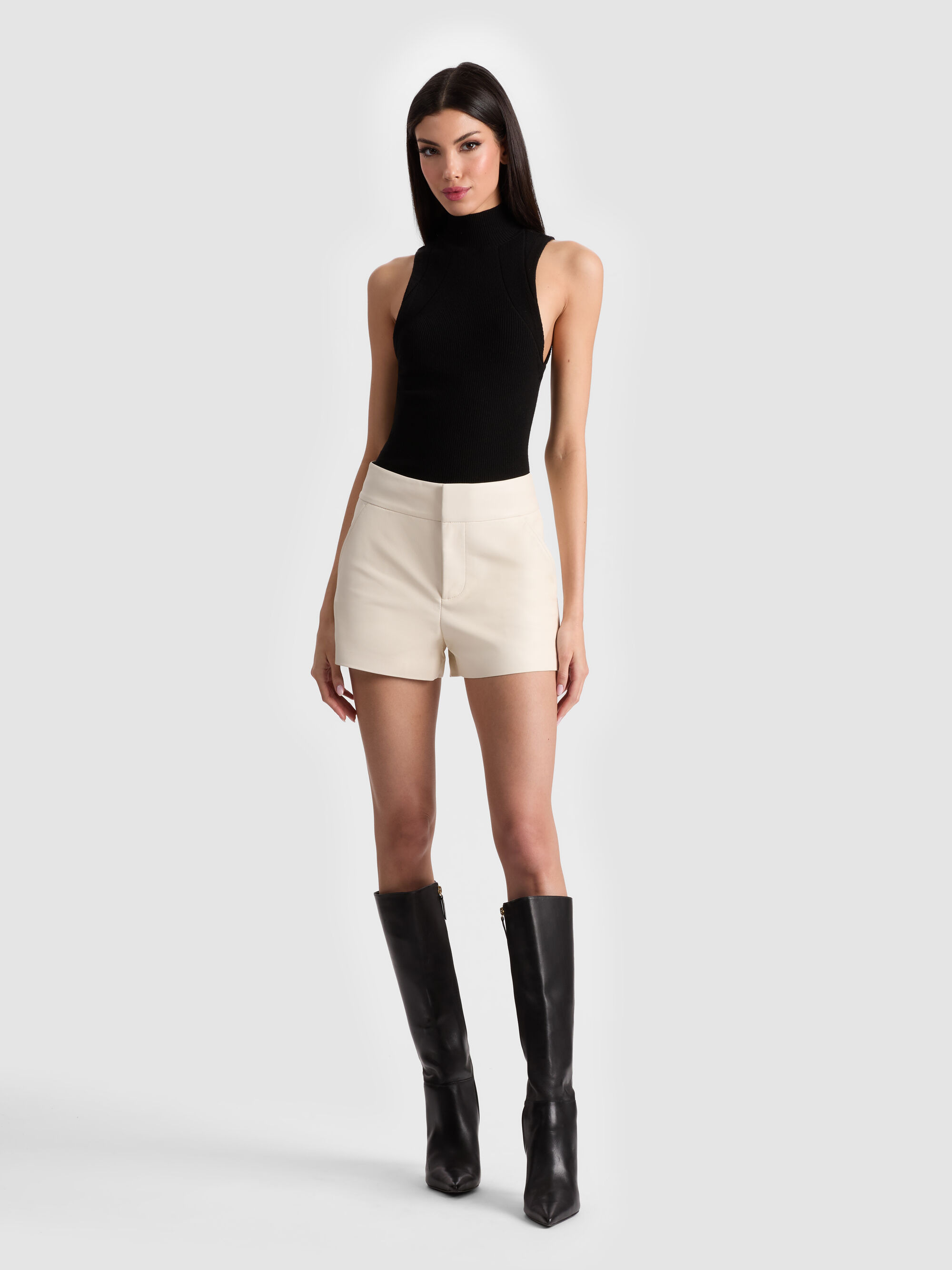CADY LEATHER SHORT - 2