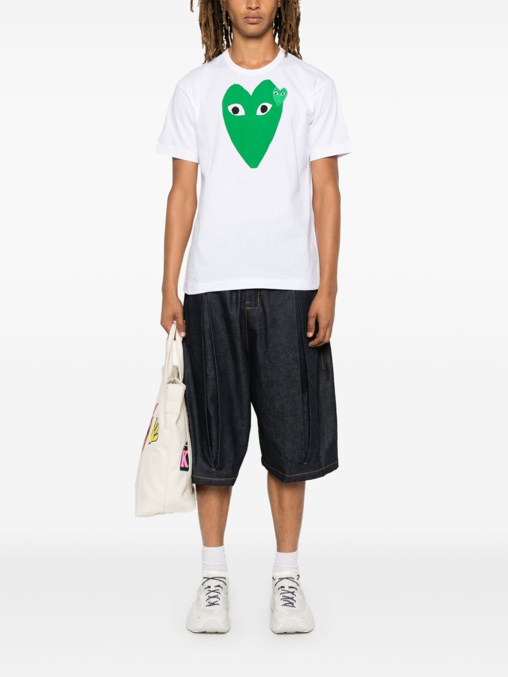 heart-print T-shirt - 2