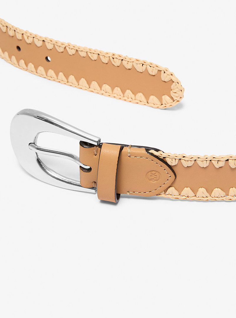 MICHAEL KORS Whipstitched Belt outlook