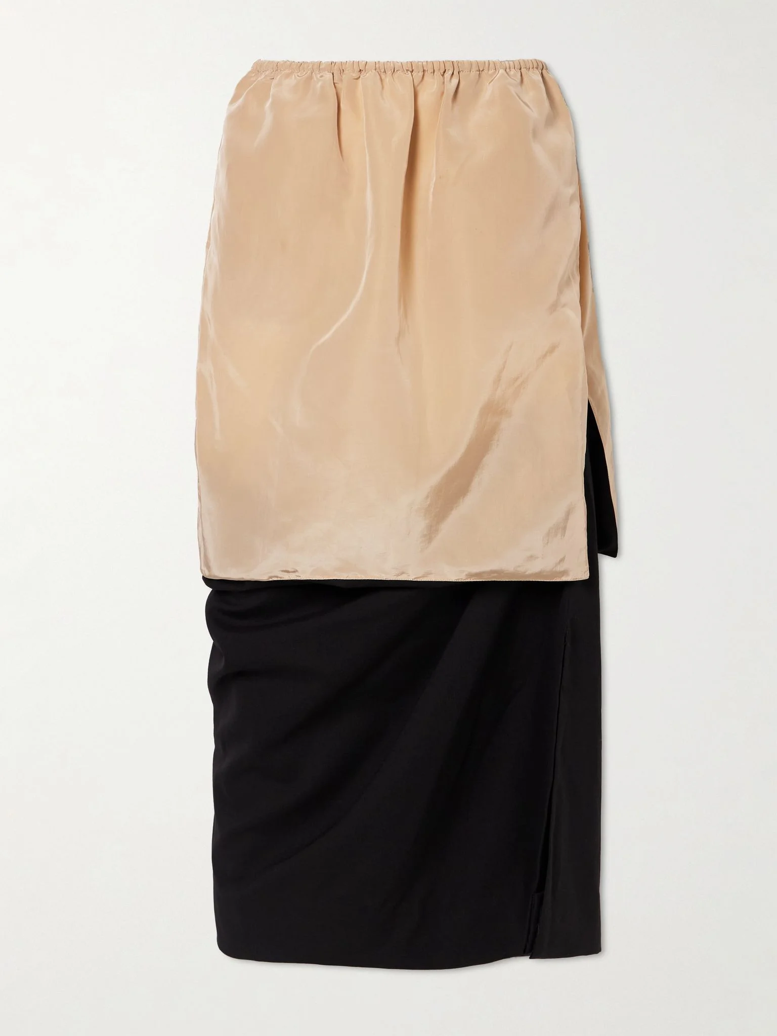 Tyler wool midi skirt Black - 1